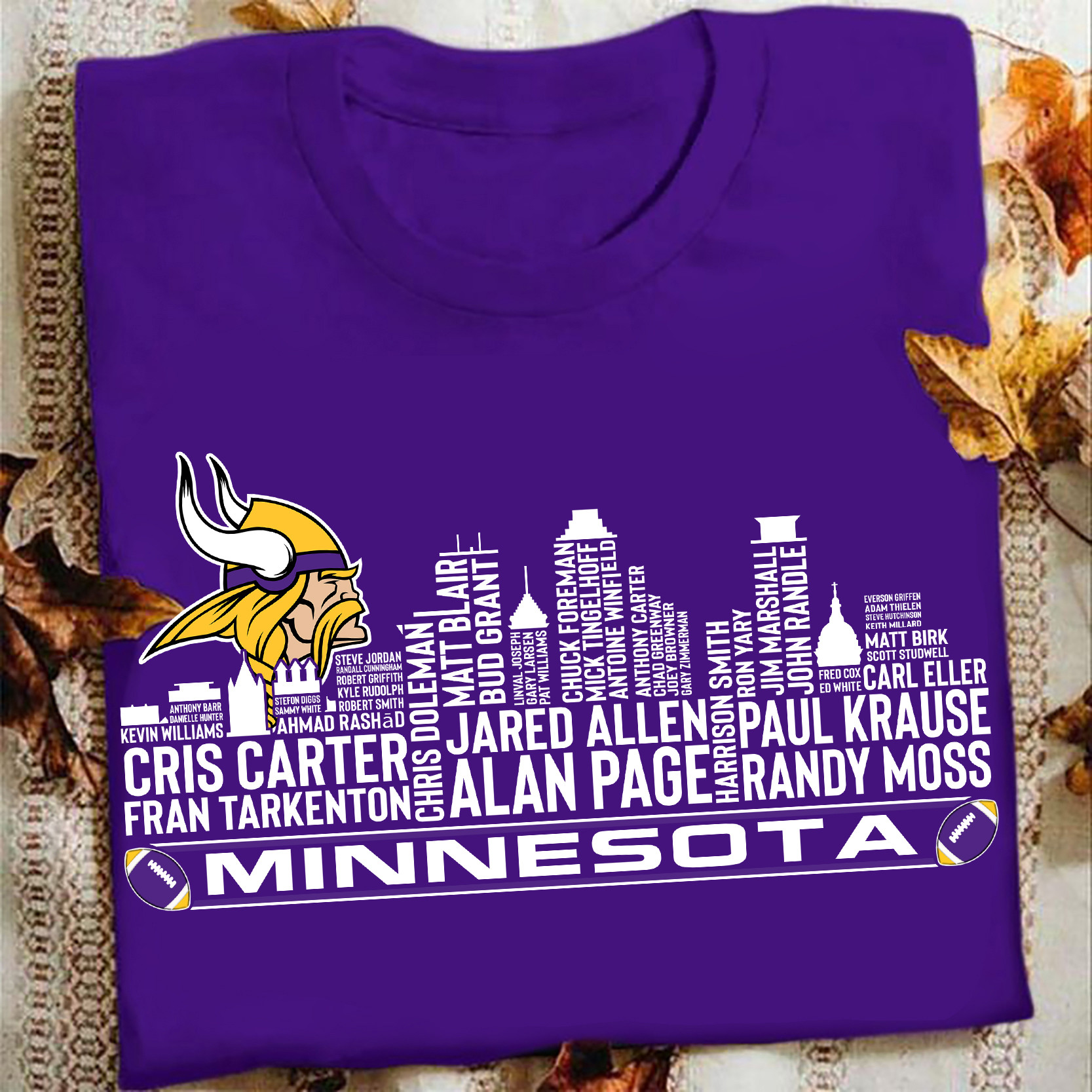 Minnesota Vikings Legacy T-Shirt Minnesota City Skyline Shirt Gifts For Football Fans Oregontrailrvpk Shirt