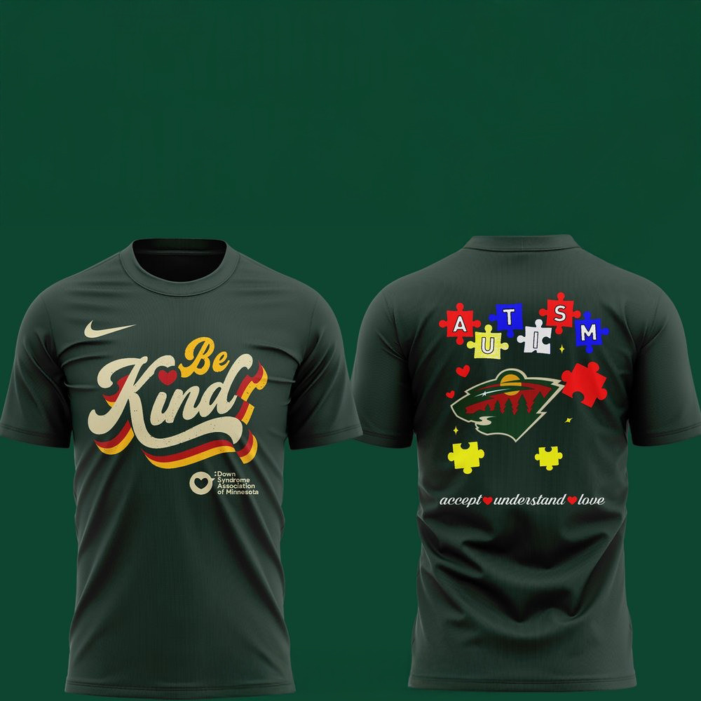 Minnesota Wild Down Syndrome Awareness 2025 T-Shirt For Hockey Enthusiasts Oregontrailrvpk Shirt