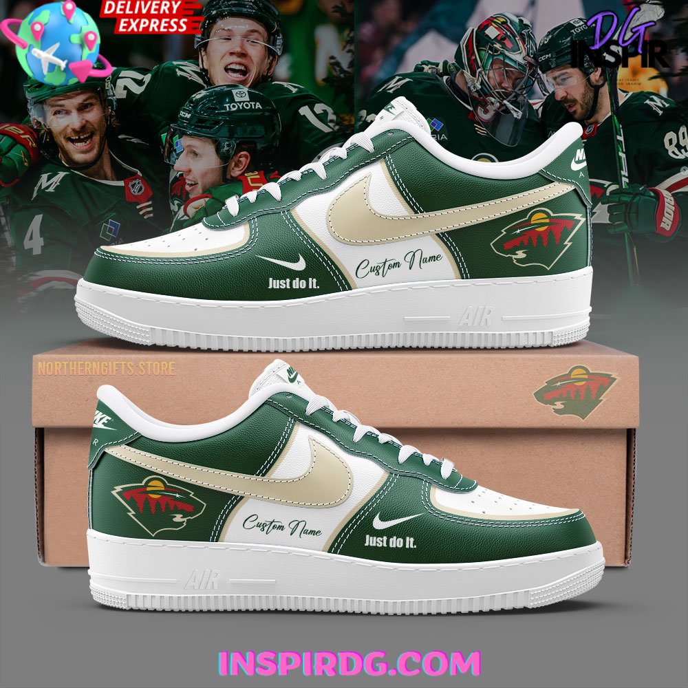Minnesota Wild Just Do It Limited Edition Air Force 1
