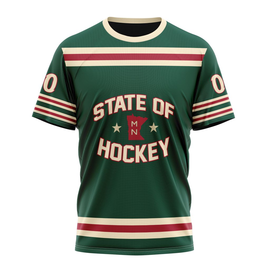 Minnesota Wild Personalized Alternate Concepts Kits 01 Personalized Name And Number T-Shirt Oregontrailrvpk Shirt