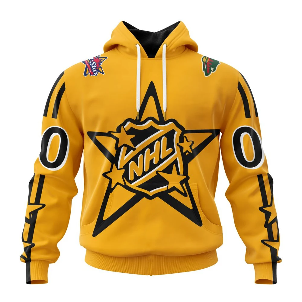 Minnesota Wild Personalized NHL All-Star Game All Over Print Hoodie Style 81578