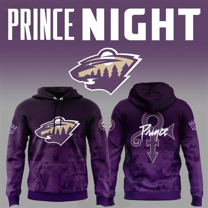 Minnesota Wild Prince Night Hoodie Best Gifts For Hockey Fans