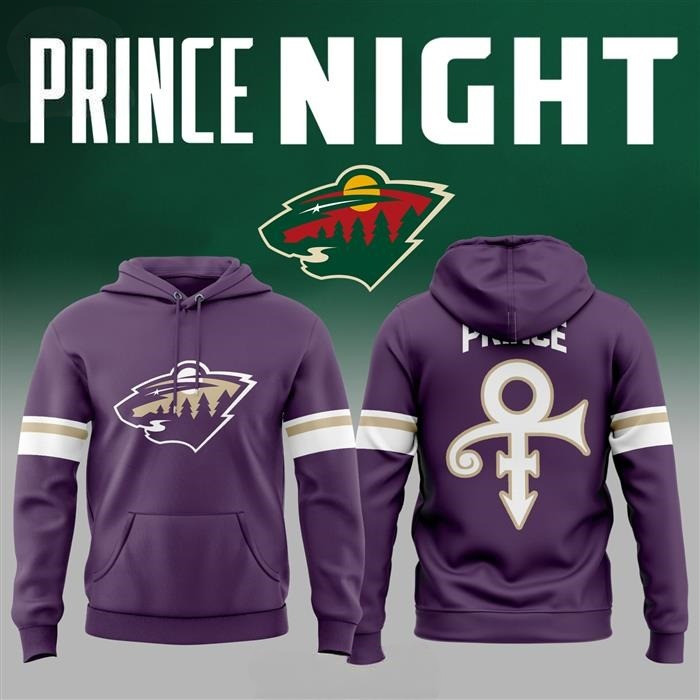 Minnesota Wild Prince Night Hoodie Gifts For Hockey Fan