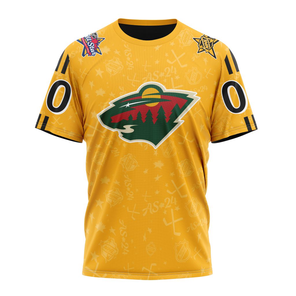 Minnesota Wild Special 2024 All-Star Game Design 01 Personalized Name And Number T-Shirt Oregontrailrvpk Shirt