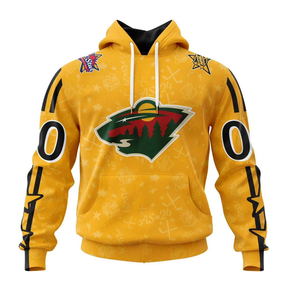 Minnesota Wild Special All-Star Game Design All Over Print Hoodie Style 62479