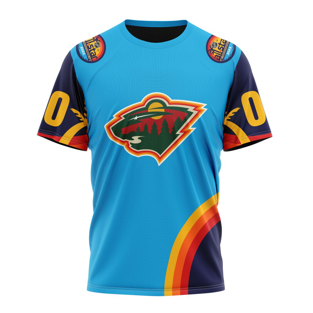 Minnesota Wild Special ALL-Star Game Design With Atlantic Ocean Personalized Name And Number T-Shirt Oregontrailrvpk Shirt