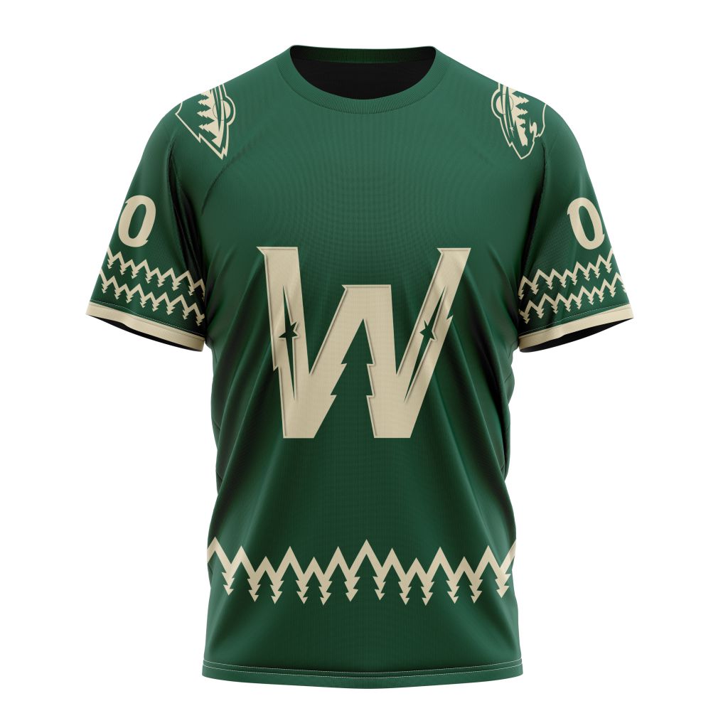Minnesota Wild Special Two-tone Design 01 Personalized Name And Number T-Shirt Oregontrailrvpk Shirt