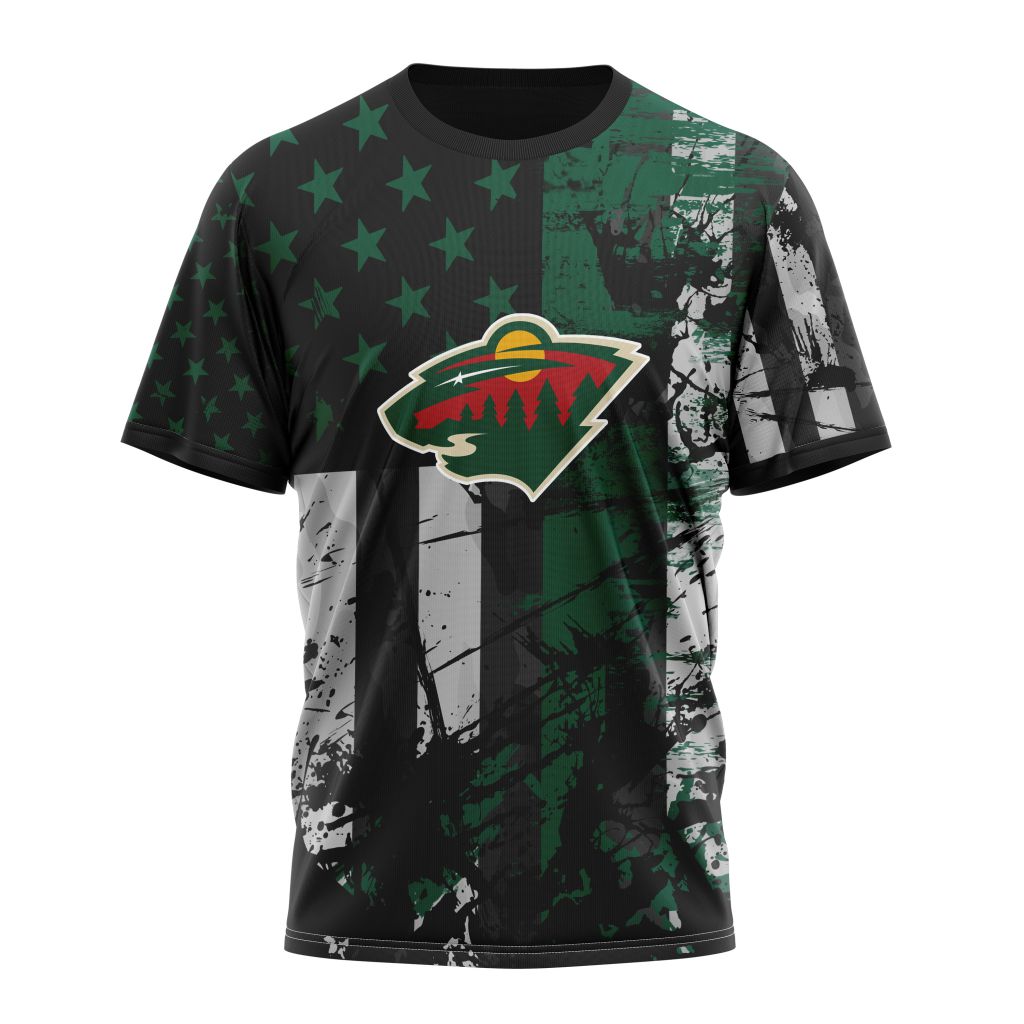 Minnesota Wild Specialized Jersey For America Personalized Name And Number T-Shirt Oregontrailrvpk Shirt
