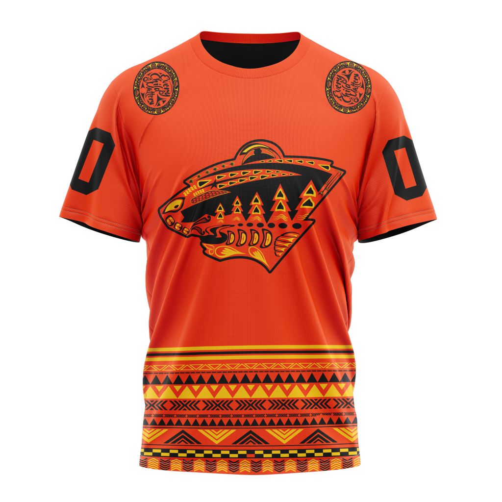Minnesota Wild Specialized National Day For Truth And Reconciliation Personalized Name And Number T-Shirt Oregontrailrvpk Shirt