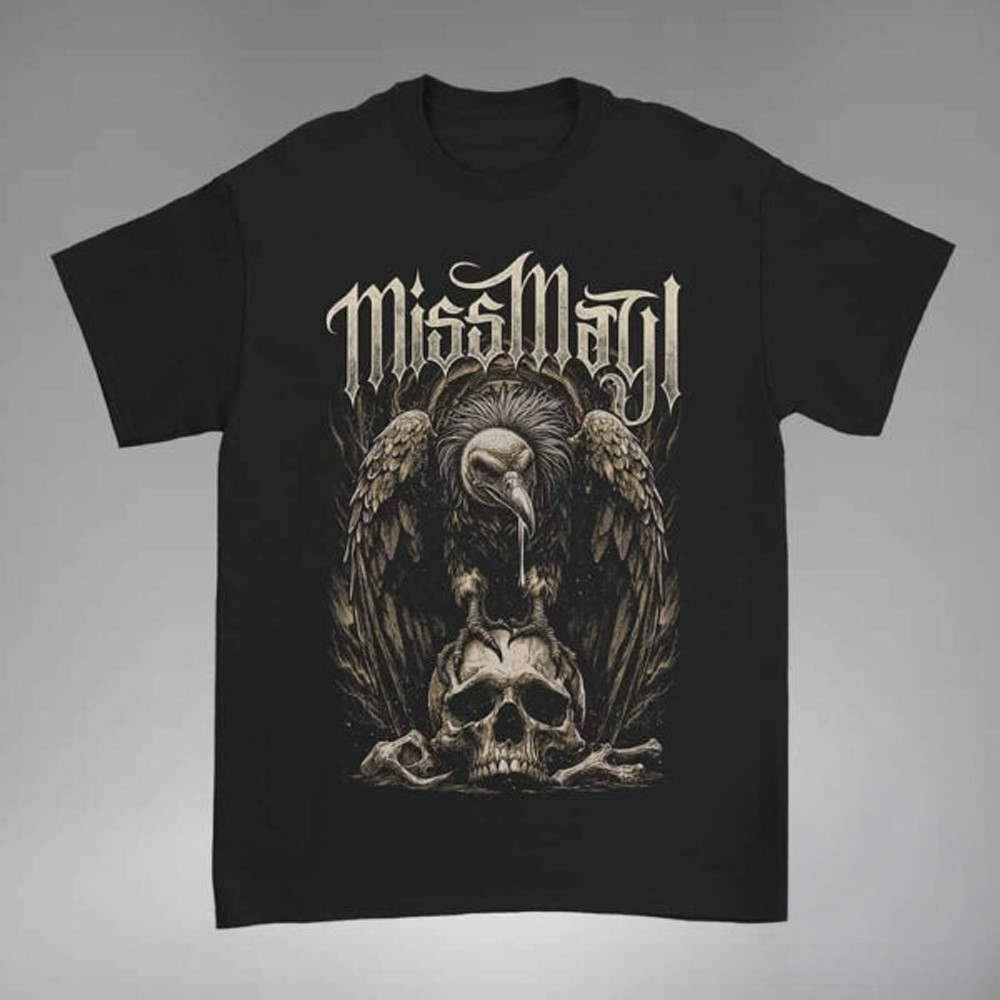 Miss May I Merch Shirtpring Tour 2025 Vulture T-Shirt Oregontrailrvpk Shirt