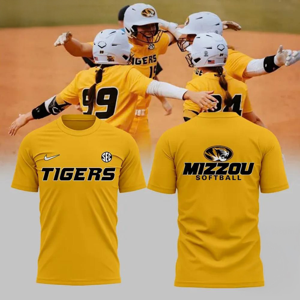 Missouri Tigers Softball Limited Edition 2025 Shirt Gifts For Softball Lovers Oregontrailrvpk Shirt