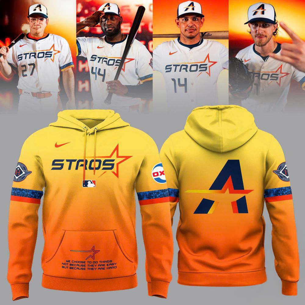 MLB Houston Astros 2025 City Connect The Next Frontier Hoodie Cool