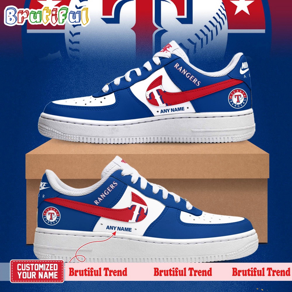 MLB Texas Rangers Adrian To The Hall Of Fame Air Force 1 Sneaker Shoes