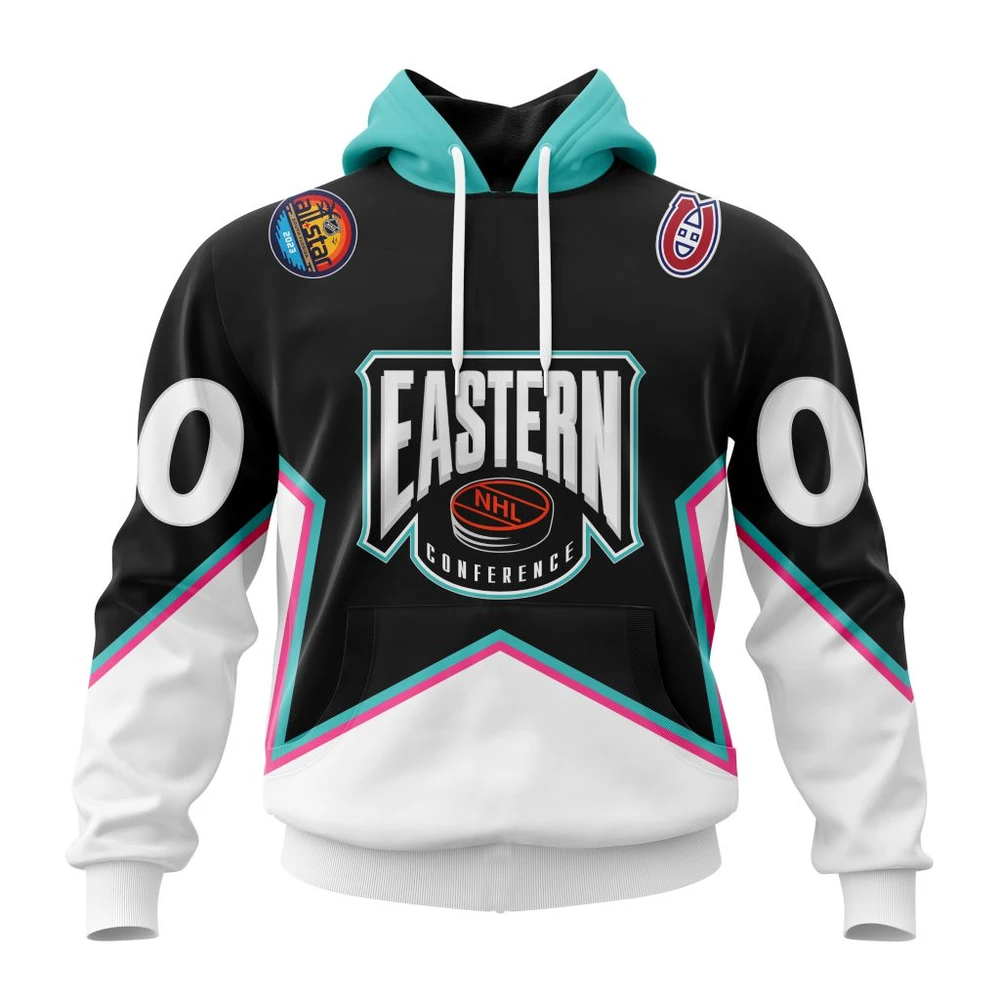 Montreal Canadiens All-Star Eastern Conference All Over Print Hoodie Style 56460