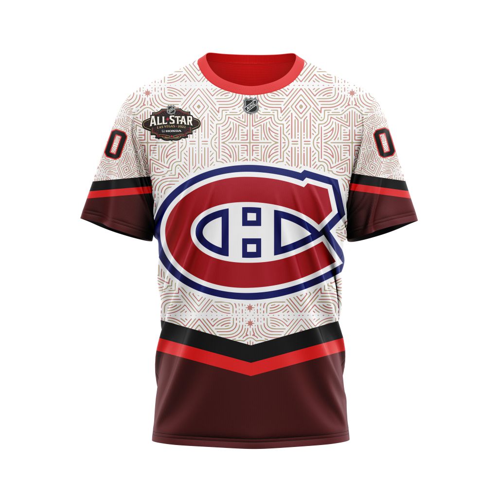 Montreal Canadiens All Star With Vegas Concepts Personalized Name And Number T-Shirt Oregontrailrvpk Shirt
