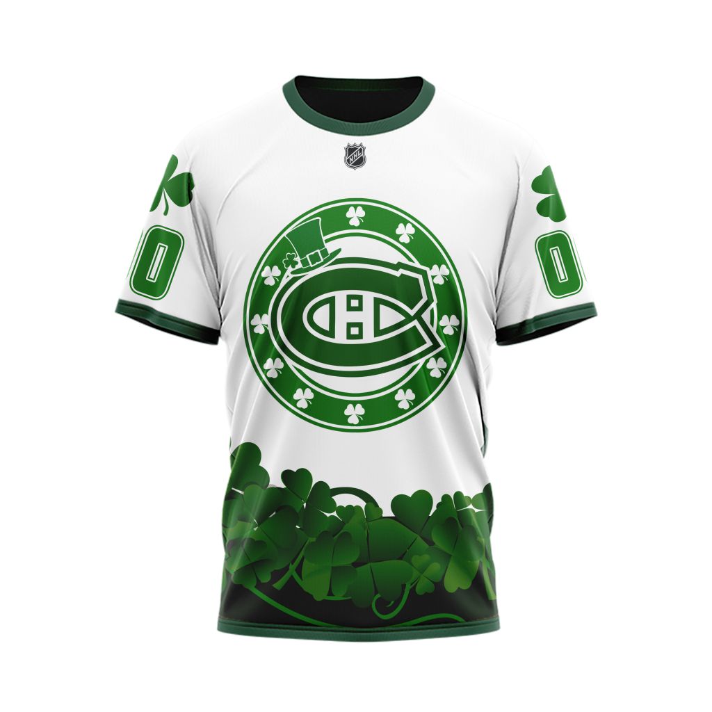 Montreal Canadiens Happy St.Patrick Days Jersey Personalized Name And Number T-Shirt Oregontrailrvpk Shirt