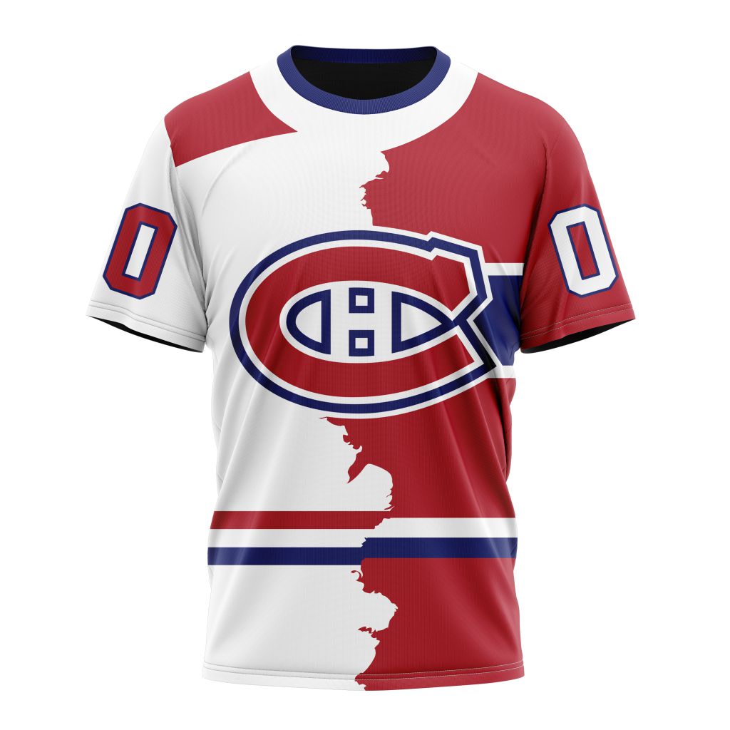 Montreal Canadiens Personalize 2023 Home Mix Away Kits Personalized Name And Number T-Shirt Oregontrailrvpk Shirt