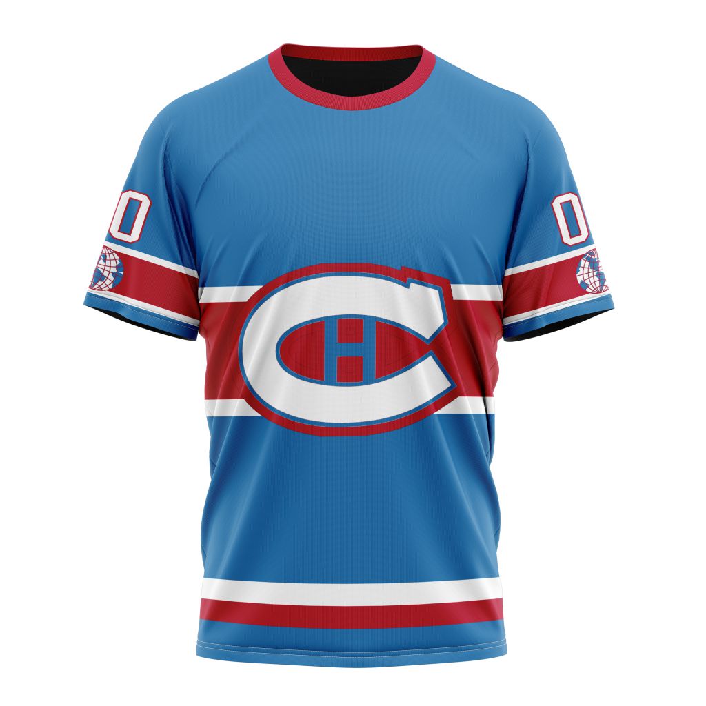 Montreal Canadiens Personalized Alternate Concepts Kits 01 Personalized Name And Number T-Shirt Oregontrailrvpk Shirt