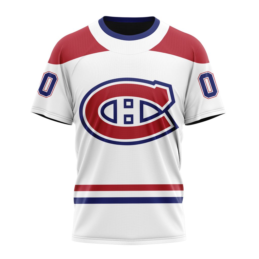 Montreal Canadiens Personalized Away Kits Personalized Name And Number T-Shirt Oregontrailrvpk Shirt
