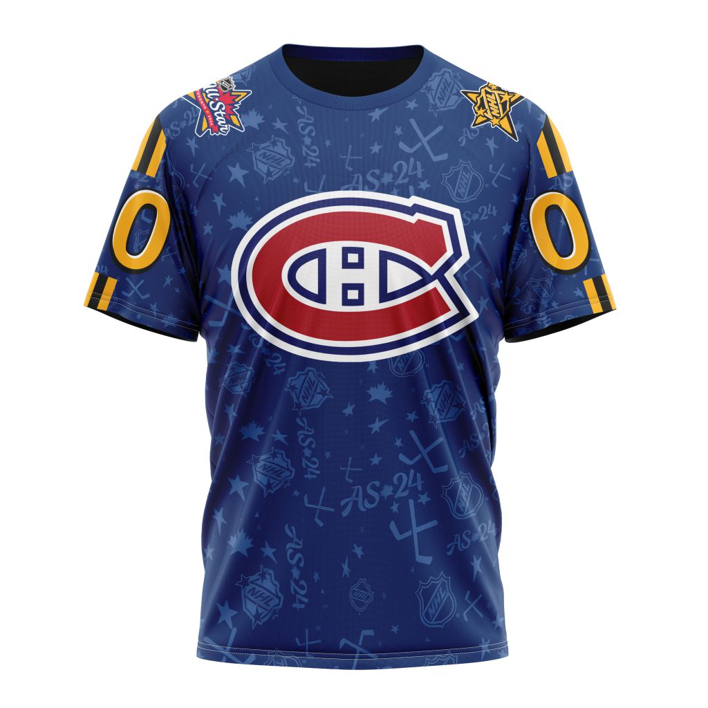Montreal Canadiens Special 2024 All-Star Game Design 01 Personalized Name And Number T-Shirt Oregontrailrvpk Shirt