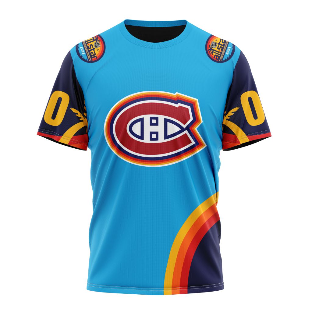Montreal Canadiens Special ALL-Star Game Design With Atlantic Ocean Personalized Name And Number T-Shirt Oregontrailrvpk Shirt