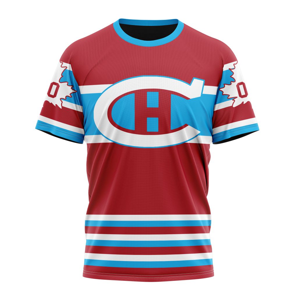 Montreal Canadiens Special Bold Design 02 Personalized Name And Number T-Shirt Oregontrailrvpk Shirt