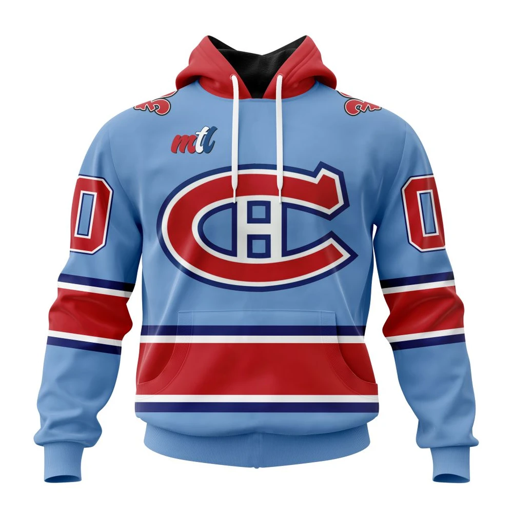 Montreal Canadiens Special City Connect Design All Over Print Hoodie Style 75885
