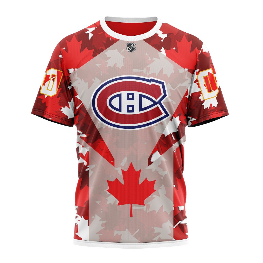 Montreal Canadiens Special Concept For Canaday Day Personalized Name And Number T-Shirt Oregontrailrvpk Shirt