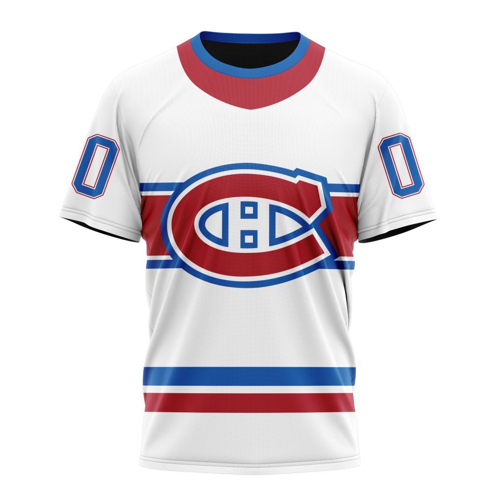 Montreal Canadiens Special Reverse Retro Redesign Personalized Name And Number T-Shirt Oregontrailrvpk Shirt