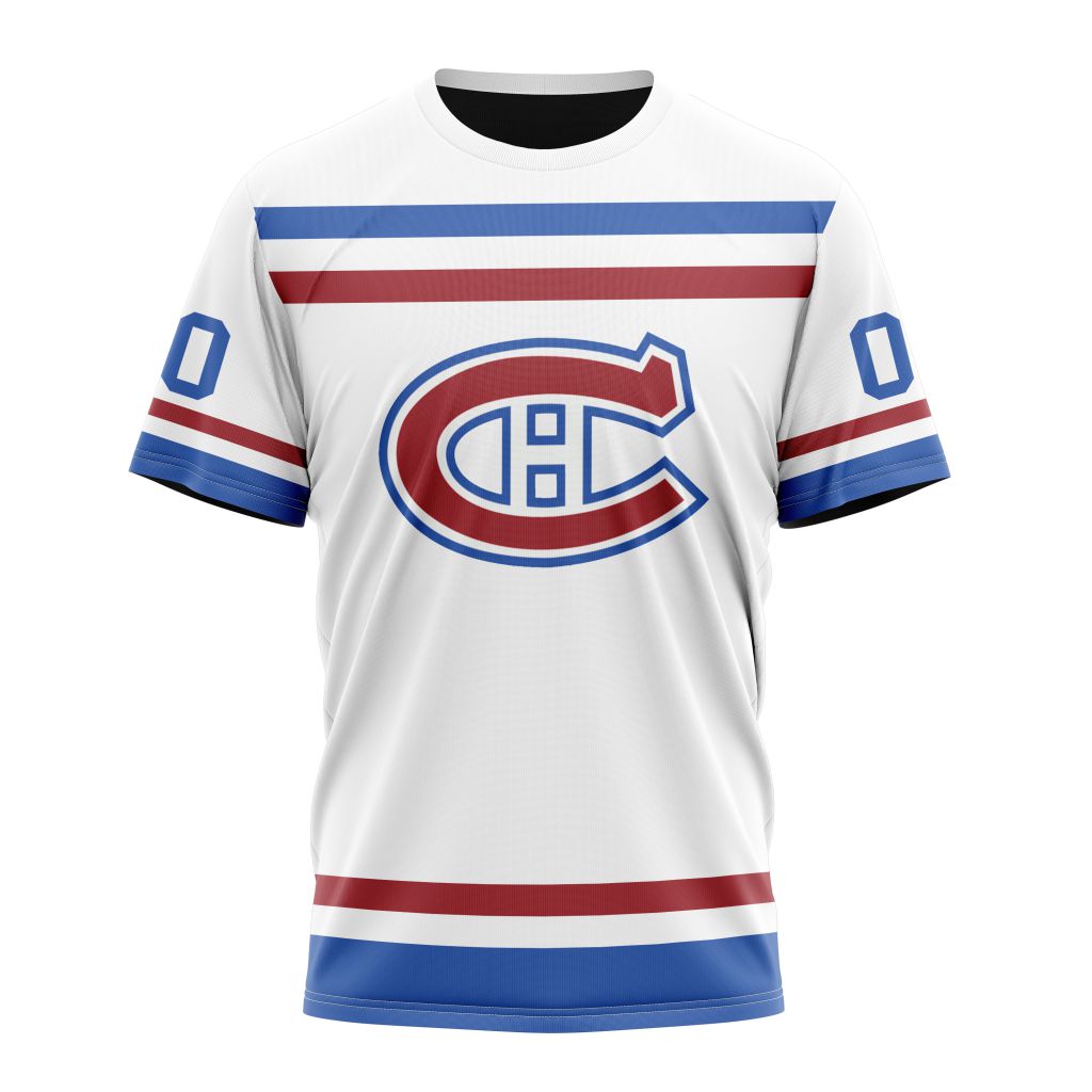 Montreal Canadiens Special Throwback Design 01 Personalized Name And Number T-Shirt Oregontrailrvpk Shirt