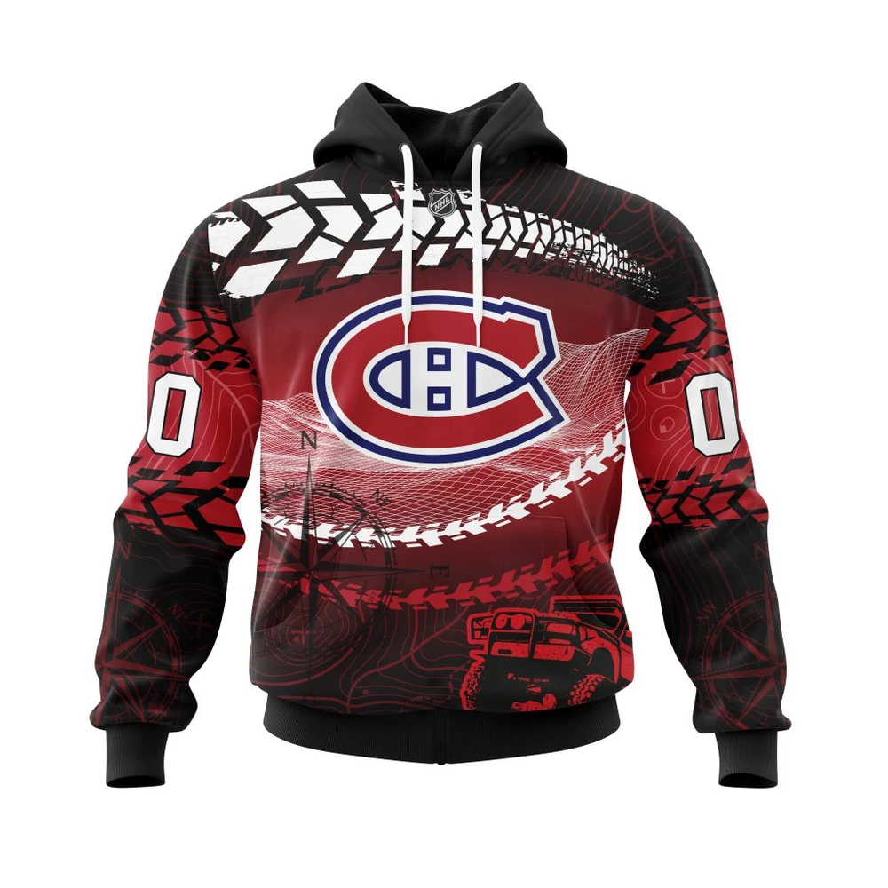 Montreal Canadiens Specialized Off Road All Over Print Hoodie Style 41753