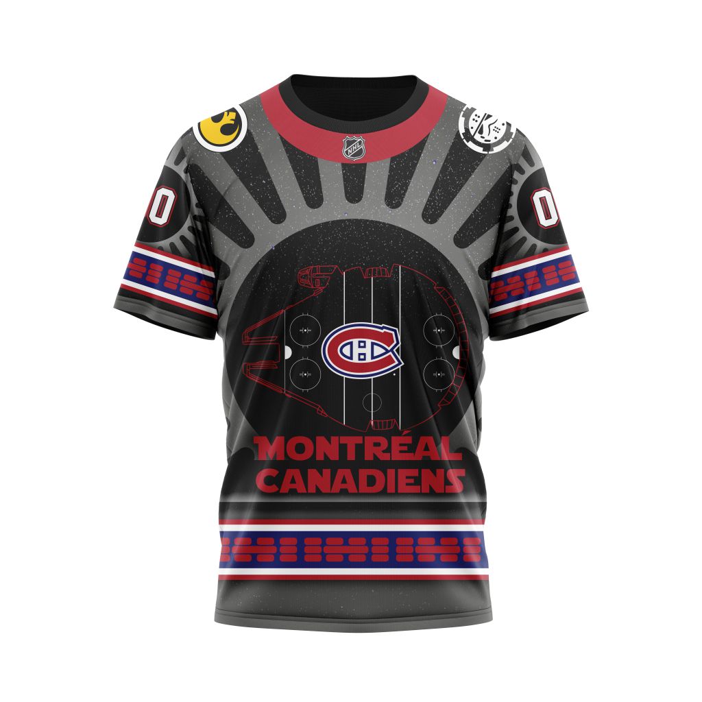 Montreal Canadiens Specialized Star Wars May The 4th Be With You Personalized Name And Number T-Shirt Oregontrailrvpk Shirt