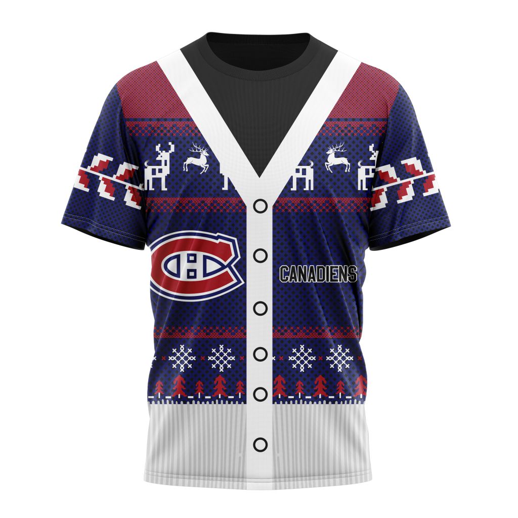Montreal Canadiens Specialized Unisex Sweater For Chrismas Season Personalized Name And Number T-Shirt Oregontrailrvpk Shirt