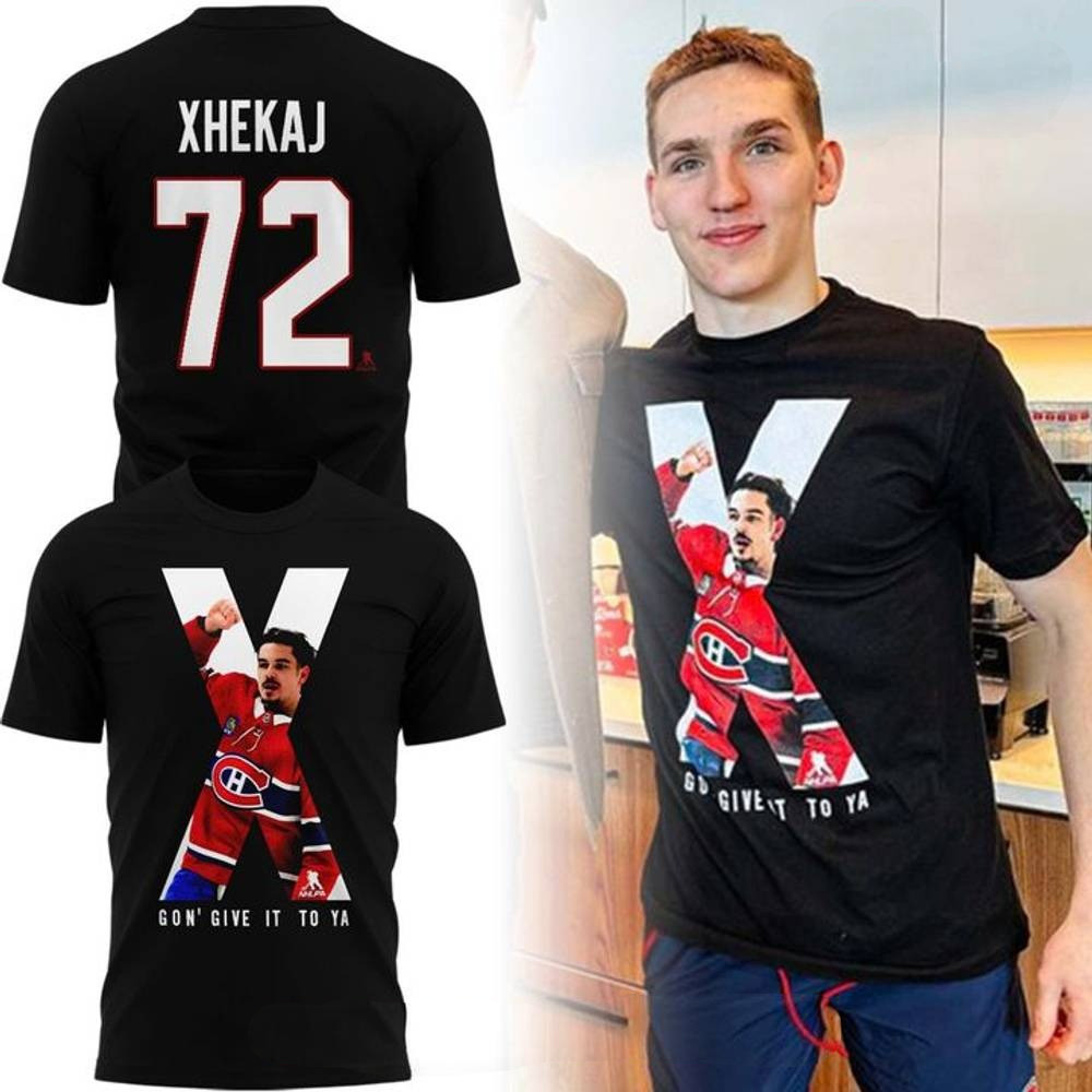 Montreal Canadiens X Arber Xhekaj Shirt Presents For Hockey Lovers Oregontrailrvpk Shirt