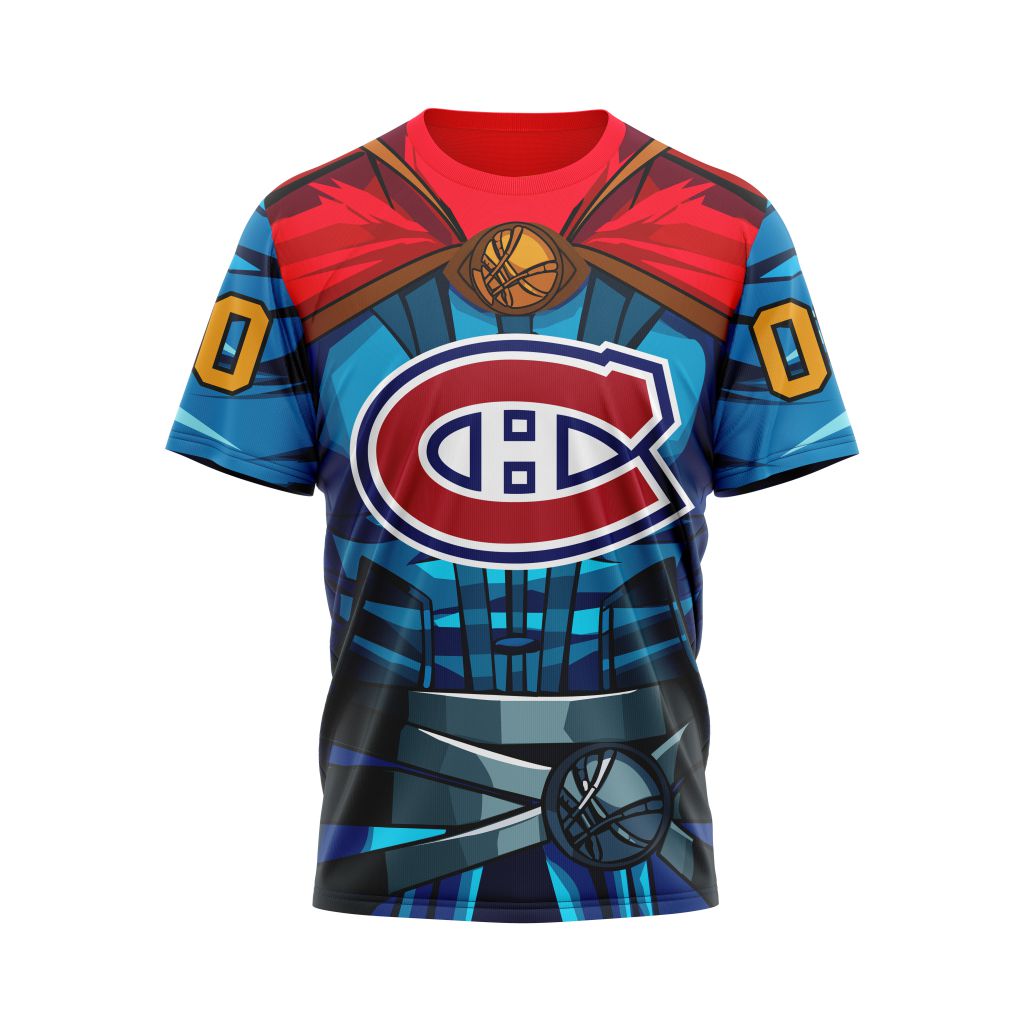 Montreal Canadiens X Doctor Strange Specialized Design For Father Day Personalized Name And Number T-Shirt Oregontrailrvpk Shirt