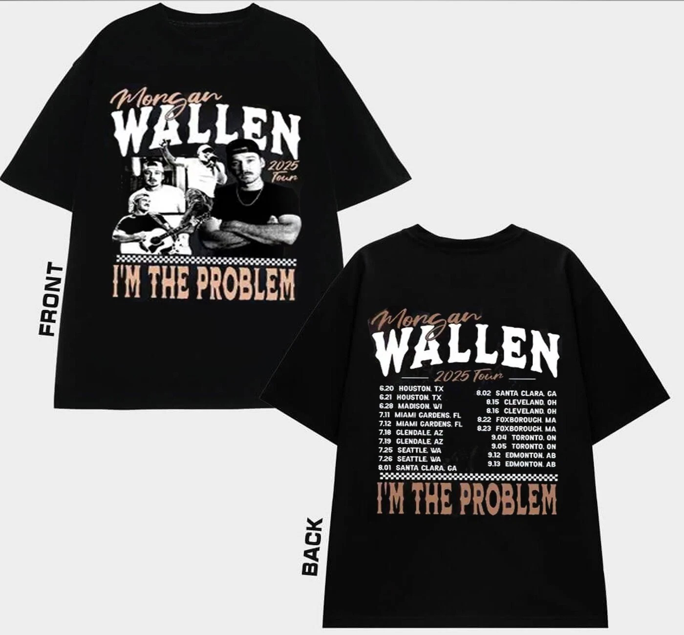 Morgan Im The Problem Tour 2025 T-Shirt Unique Best Oregontrailrvpk Shirt