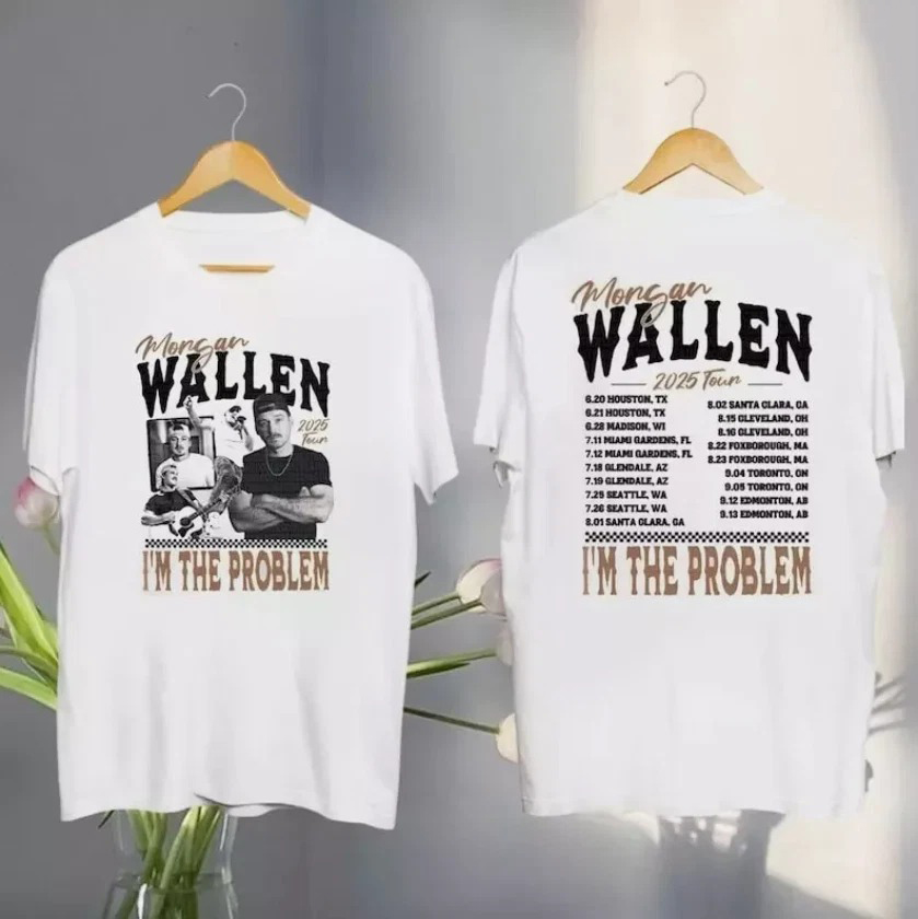 Morgan Im The Problem Tour 2025 T-Shirt Unique Oregontrailrvpk Shirt