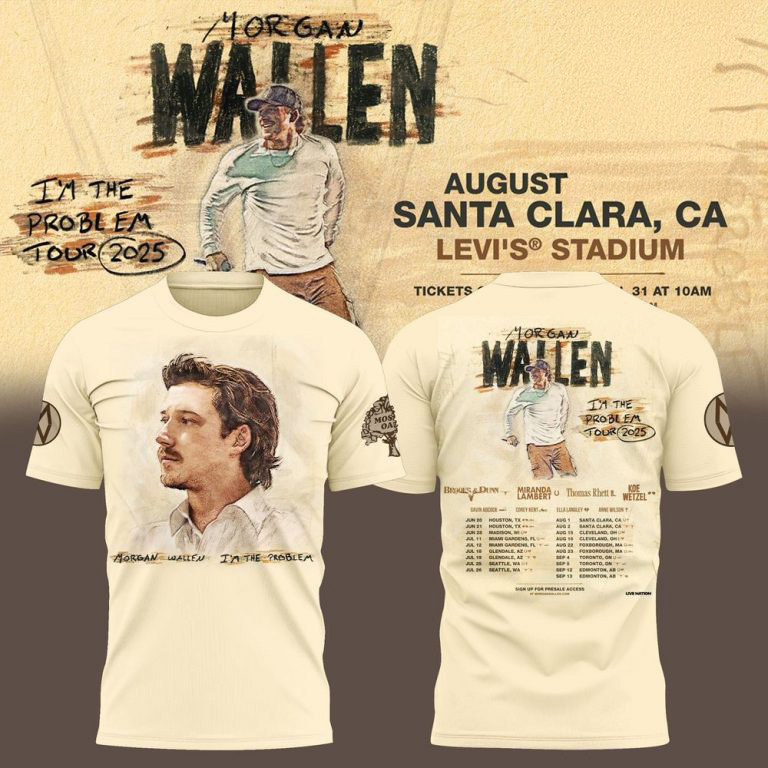 Morgan Wallen Im The Problem Tour 2025 Limited Shirt Music Lover Gift Ideas For Him Oregontrailrvpk Shirt