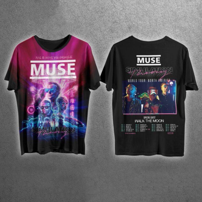 Muse Simulation 2025 Tour 3D Shirt Father'S Day Oregontrailrvpk Shirt