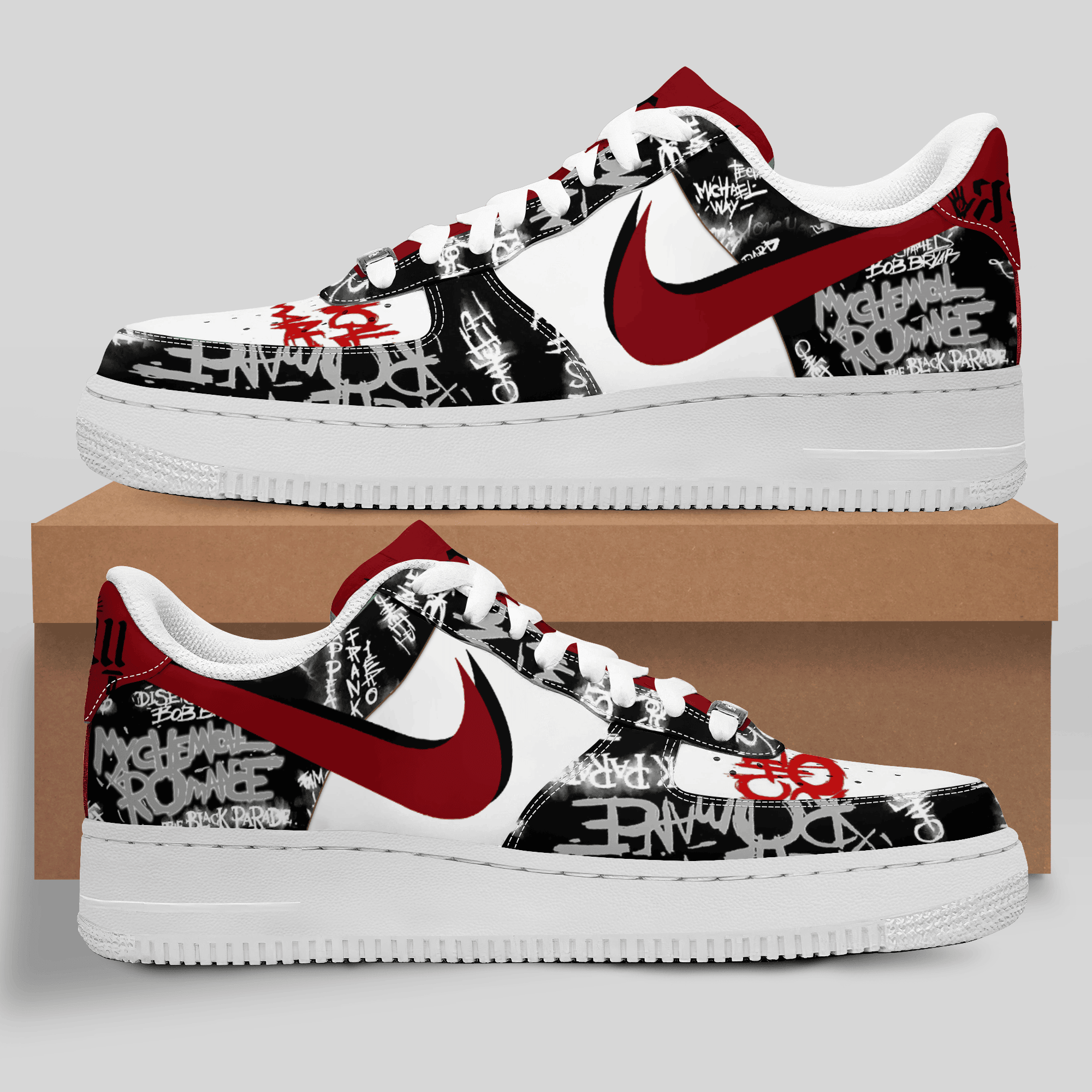 My Chemical Romance Air Low-Top Sneakers Shoes For Men And Women