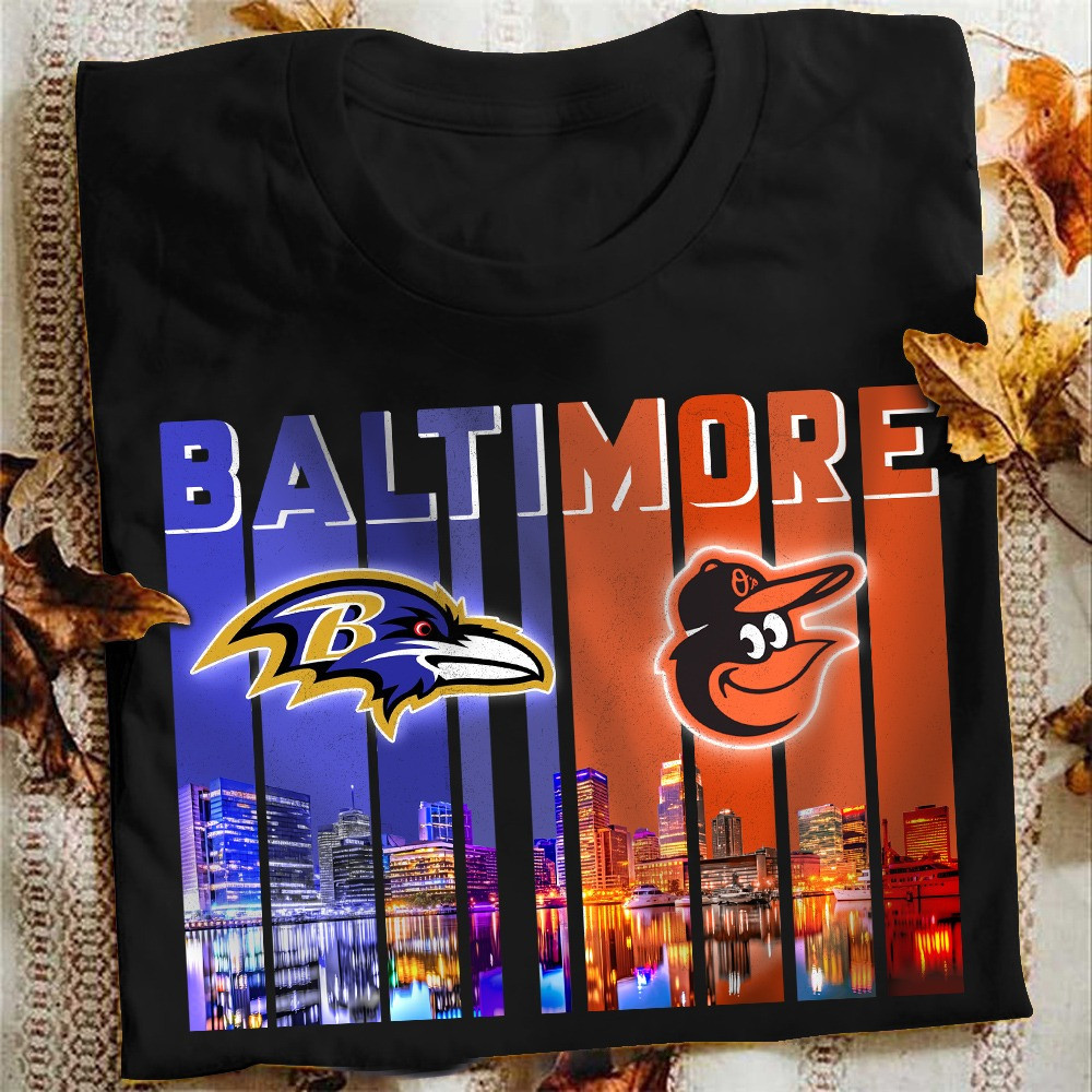 My City My Team Baltimore City Sports Team T-Shirt Best Gifts For Baltimore Sports Fans Oregontrailrvpk Shirt