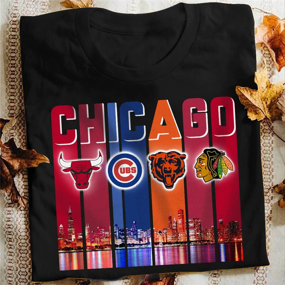 My City My Team Chicago City Sports Team T-Shirt For Chicago Sports Fans Oregontrailrvpk Shirt