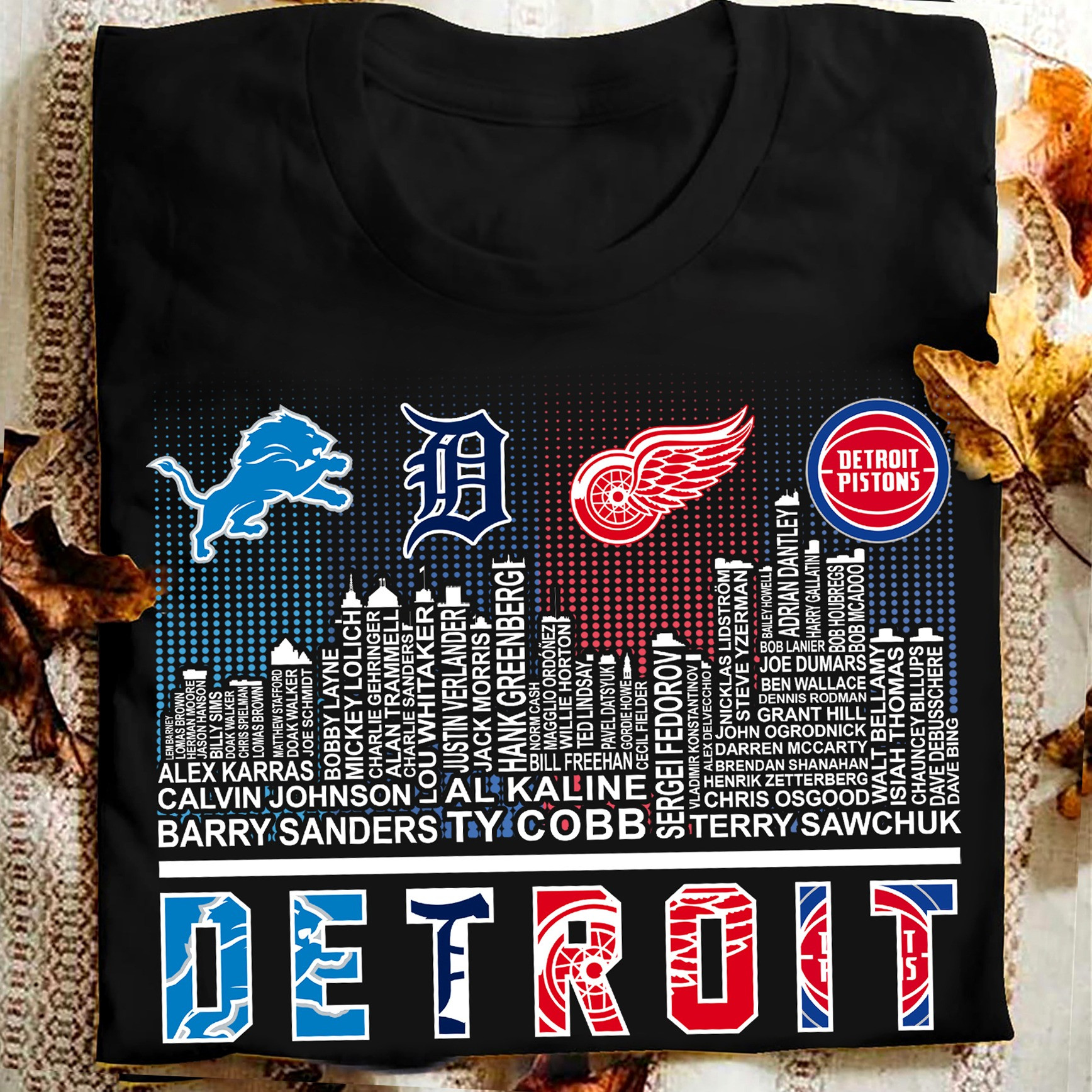 My City My Team Detroit City Sports Team T-Shirt Best Gifts For Detroit Sports Fans Oregontrailrvpk Shirt
