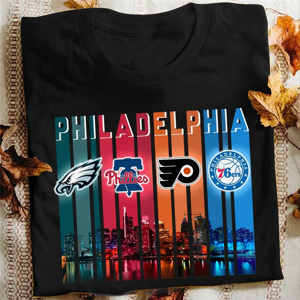 My City My Team Philadelphia City Sports Team T-Shirt For Philadelphia Sports Fans Oregontrailrvpk Shirt