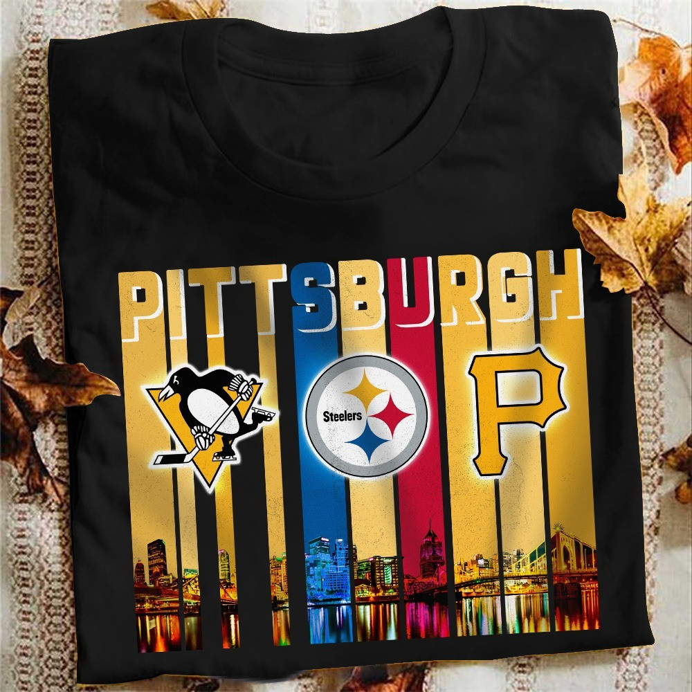 My City My Team Pittsburgh Sport T-Shirt Hockey Football Pittsburgh Themed Oregontrailrvpk Shirt