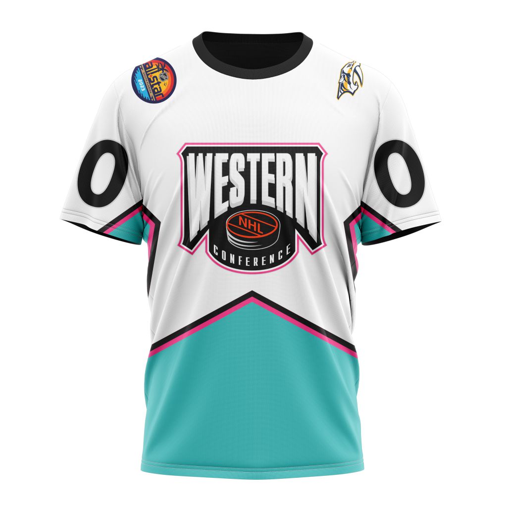Nashville Predators All-Star Western Conference 2023 Personalized Name And Number T-Shirt Oregontrailrvpk Shirt