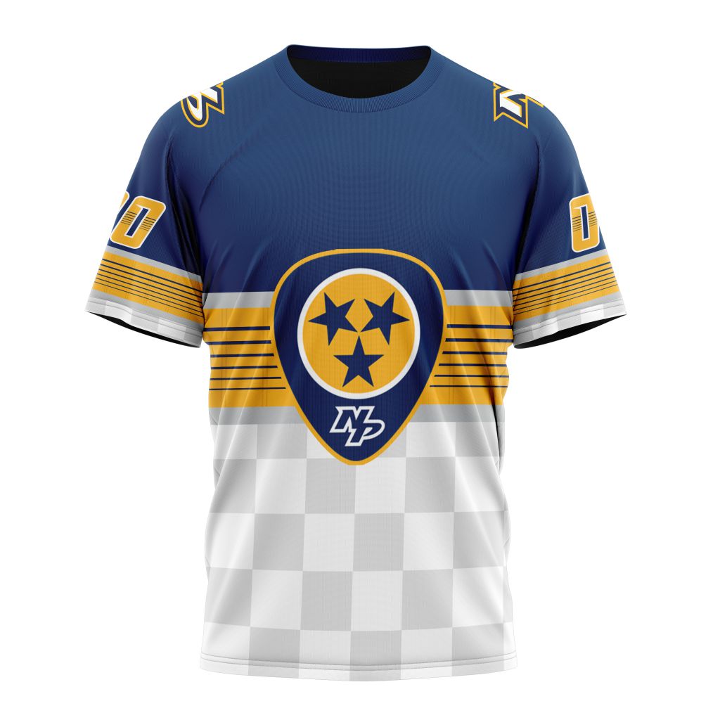 Nashville Predators Personalized Alternate Concepts Kits 01 Personalized Name And Number T-Shirt Oregontrailrvpk Shirt