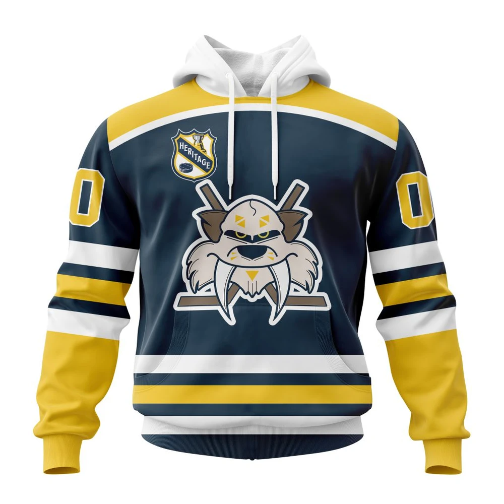 Nashville Predators Personalized Heritage Design All Over Print Hoodie Style 59748