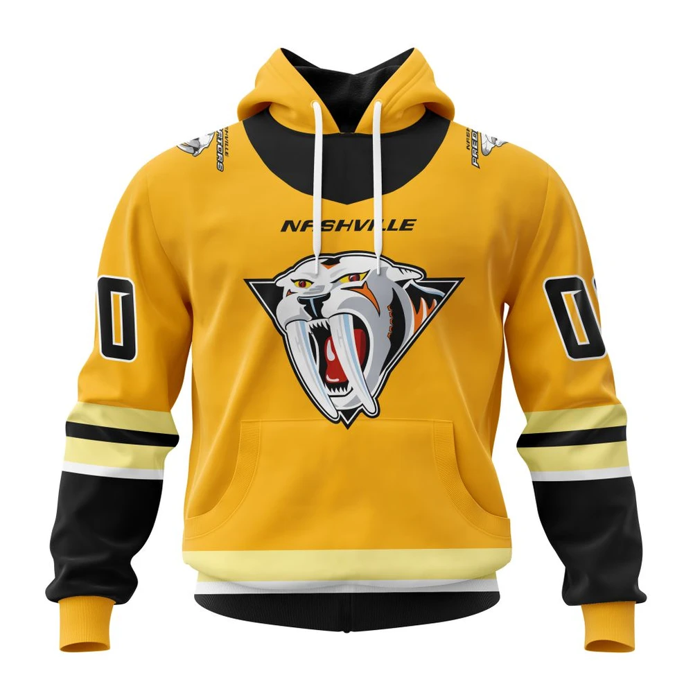 Nashville Predators Reverse Retro Kits All Over Print Hoodie Style 72200