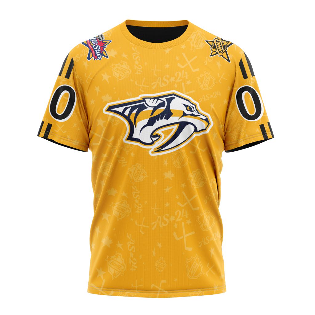 Nashville Predators Special 2024 All-Star Game Design 01 Personalized Name And Number T-Shirt Oregontrailrvpk Shirt